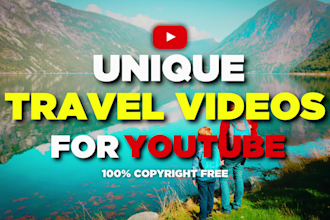 create travel video for youtube
