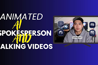 create and edit spokesperson and talking videos using ai in multilanguages