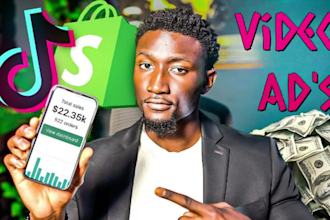 create shopify tik tok video ads, tik tok ads, tik tok video