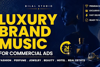 create music for luxury brand and commercial ads