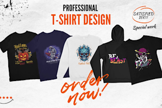 create tshirt illustration and streetwear design for merch by amazon