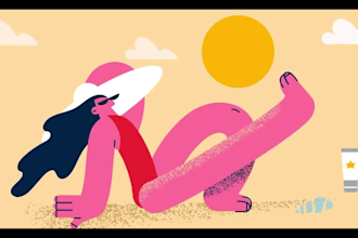 create professional svg animation json lottie for web or app