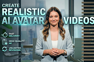 create ai talking avatar and ai spokesperson video