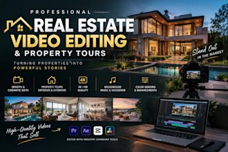 edit professional real estate videos and property tours
