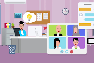 create engaging 2d animated explainer video for kids or whiteboard animation