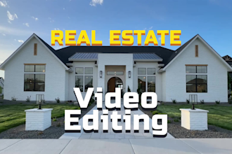 provide professional real estate video editing for realtors and agencies