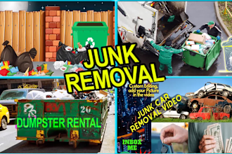 create junk removal video scrap dumpster rental hauling clean video