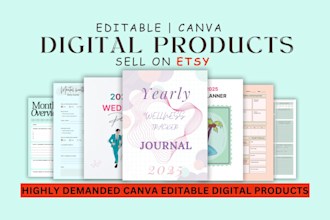 create trending digital products for sell on etsy with SEO