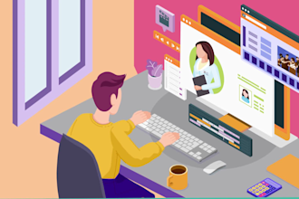 create isometric animation explainer video and 2d isometric video