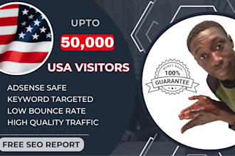 drive adsence safe keyword target real usa web traffic to boost website rank