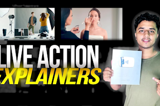 create a live explainer video to explain your product or service