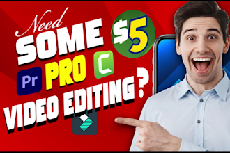 provide awesome video edit or youtube video editing