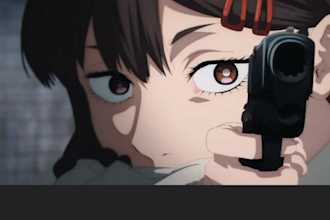 create animated music video, anime animation, cartoon animation, 2d japanese