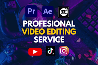 professional video editing services, fast and affortable