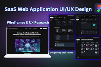 do modern figma UI UX design and interactive app prototype