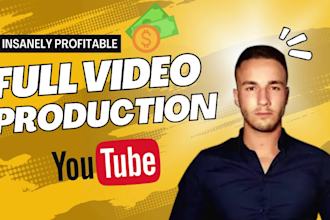 produce full youtube video vo, script, video, thumbnail insanely profitable