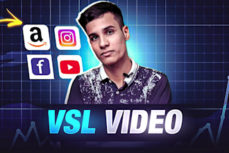 write, produce and edit high CTR vsl and spokesperson videos