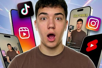 edit short form videos, reels, tiktoks, youtube shorts, and ugc ads