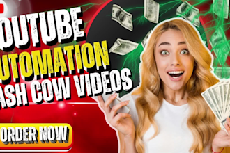 set up youtube automation channel top 10 faceless channel cash cow videos