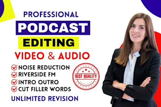do podcast editing for audio and video or riverside podcast