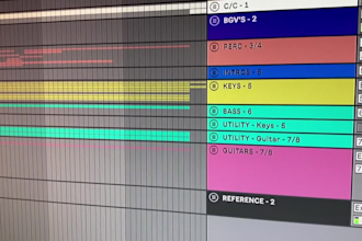 make your backing tracks show ready in ableton
