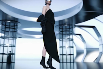 make an engaging 3d clothing mockup, 3d fashion design, 3d garment animation