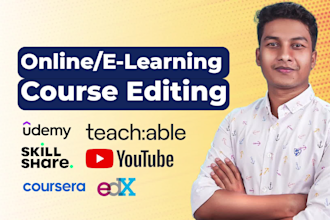 edit online course, elearning or educational video