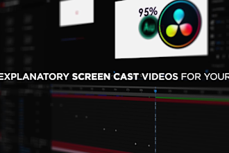 record and edit screencast explainer tutorial video for your website or app