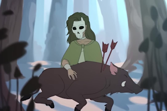 create 2d cartoon music video, 2d music video, animated fight short film