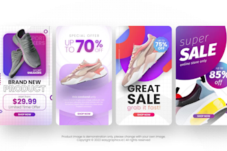create social media instagram viral content for your sneaker store
