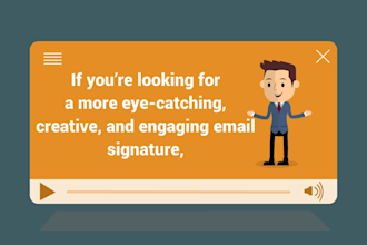design professional modern email signature
