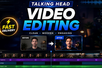 edit engaging talking head videos for youtube