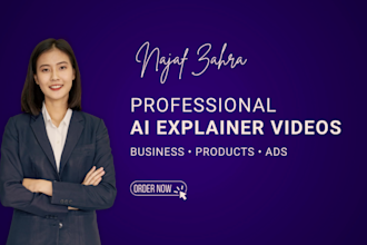 create ai explainer videos and commercial for your business