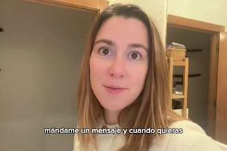 create ugc video for tiktok, reels in spanish or english