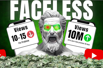 be your faceless video editor and youtube expert