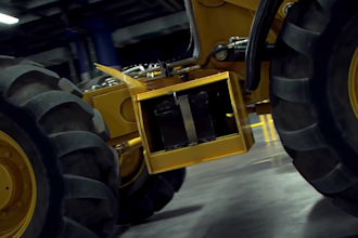 create realistic 3d industrial animation technical excavator assembly animation