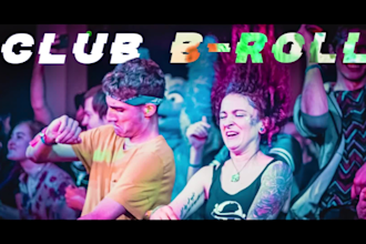 do event promo, reels, party promo, dj nightclub video, music video editing