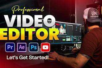 do professional youtube video editing, video editor