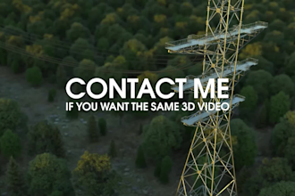 create a 3d animated video