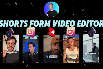 edit your instagram reels, tiktok or youtube shorts