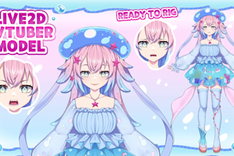 design and rigging your live2d vtuber model