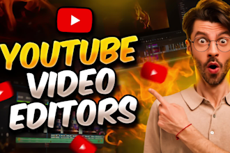 do professional video edit, youtube video editing