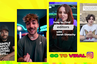 create engaging shorts videos for tiktok, reels and youtube shorts