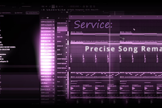remake an instrumental, beat, or backing track of your favorite song