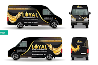 design van truck car warp design vehicle wrap design professionally