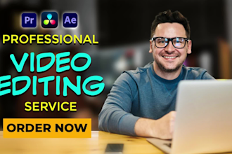 do any youtube video editing and all social media video edit