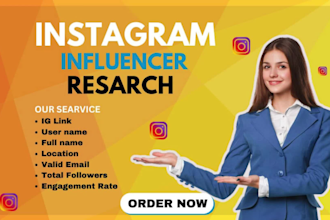 do instagram influencer research for influencer marketing