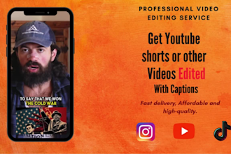 edit youtube shorts with captions