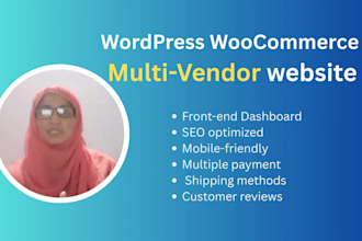 develop multi vendor ecommerce website