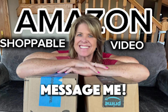 create an amazon shoppable influencer video for your product